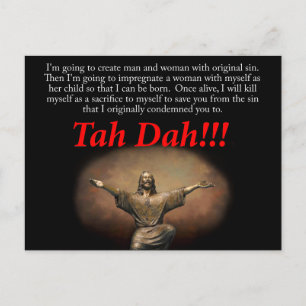 Carte Postale Mon Dieu.  Tah Dah ! ! !