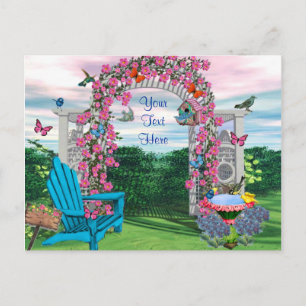 Carte postale Mon Jardin Garden