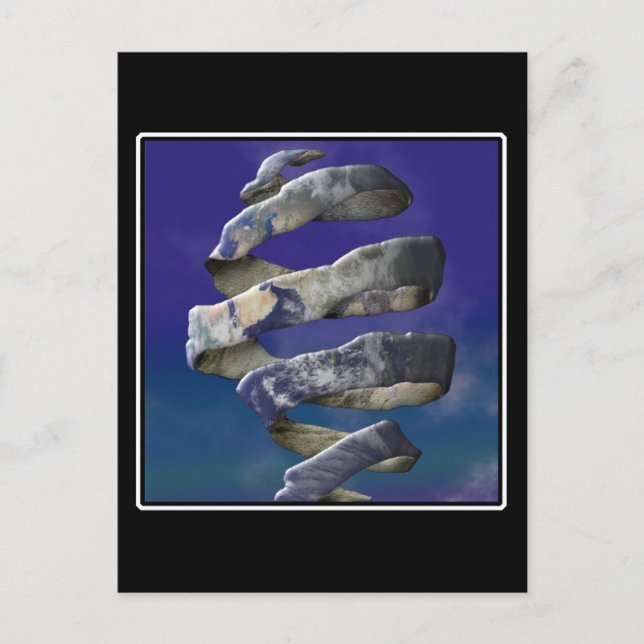 Carte Postale Mon monde se défait (Devant)