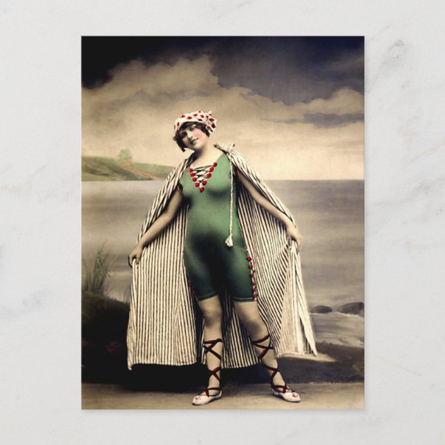 Carte Postale MON Nouveau maillot de bain (Devant)