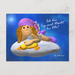 Carte Postale Mon petit ange : Tag und Nacht