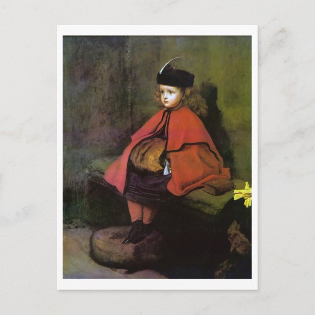 Carte Postale Mon premier sermon, John Everett Millais (Devant)