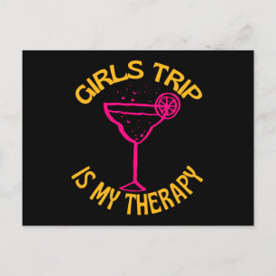 Carte Postale Mon Thérapie Est Le Voyage Des Filles