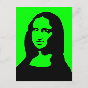 Carte Postale Mona coloré