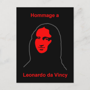 Carte Postale Mona coloré
