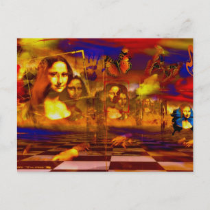 Carte Postale Mona Lisa
