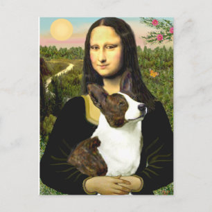 Carte Postale Mona Lisa - Cardigan Welsh Corgi