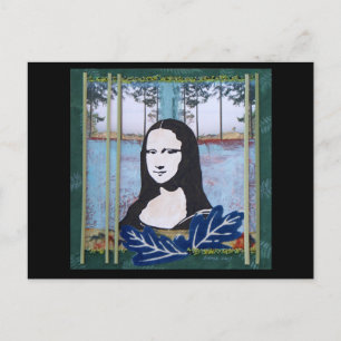 Carte Postale Mona Lisa dans le pays