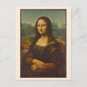 Carte Postale Mona Lisa de Léonard de Vinci, Art Renaissance