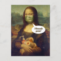 Mona Lisa en PPE-Merci aux travailleurs de la sant