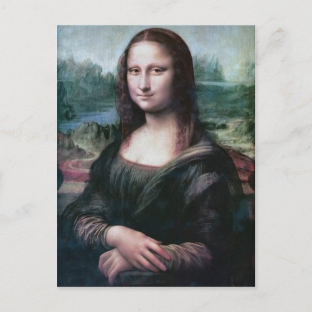 Carte postale Mona Lisa la Gioconda Leonardo da Vi (Devant)