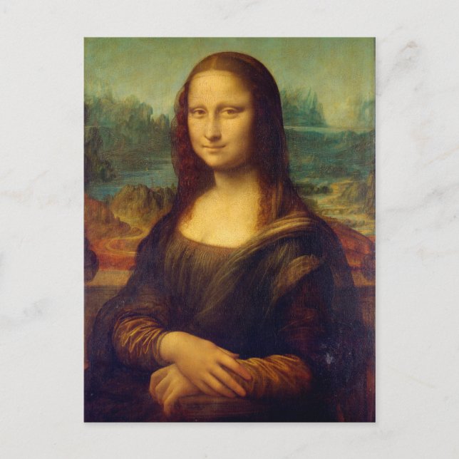 Carte Postale Mona Lisa - Léonard de Vinci (Devant)