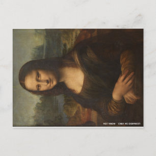 Carte Postale Mona Lisa Leonardo Da Vinci