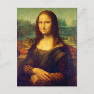 Carte Postale Mona Lisa par Leonardo Da Vinci