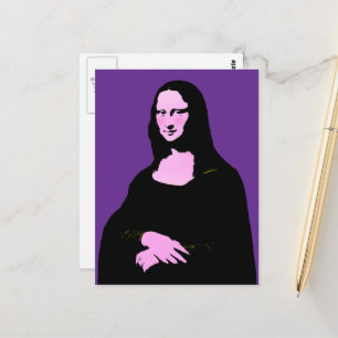 Carte Postale Mona Lisa Pop Art 