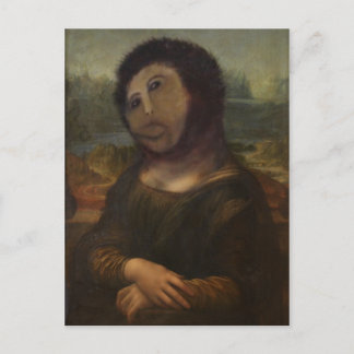Carte Postale Mona Lisa restaurée