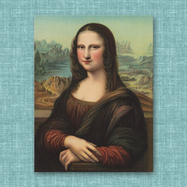 Carte Postale Mona Lisa Smile (Créateur téléchargé)