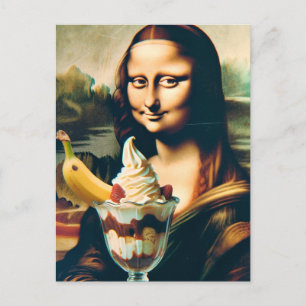 Carte Postale Mona Smile Glace Cream Sundae