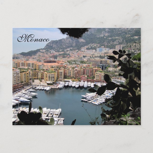 Carte Postale Monaco, Côte d'Azur, France (Devant)
