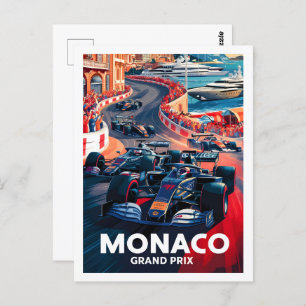 Carte Postale Monaco Lieu de voyage célèbre