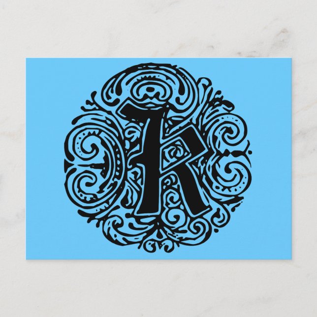 Carte Postale Monarchie "K" (Devant)