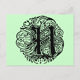 Carte Postale Monarchie "N"