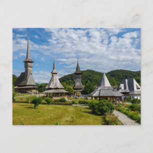 Carte Postale Monastère de Barsana en Roumanie