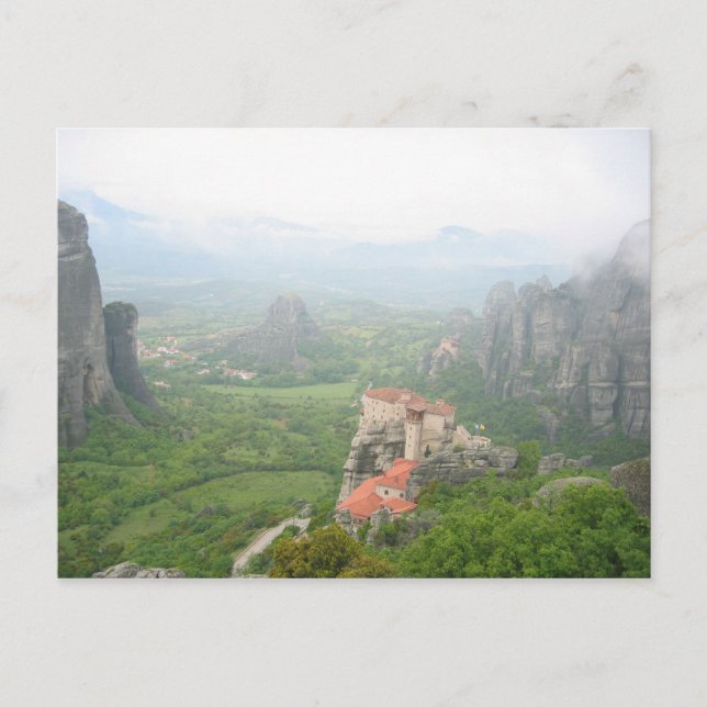 Carte Postale Monastère de Meteora, Grèce (Devant)