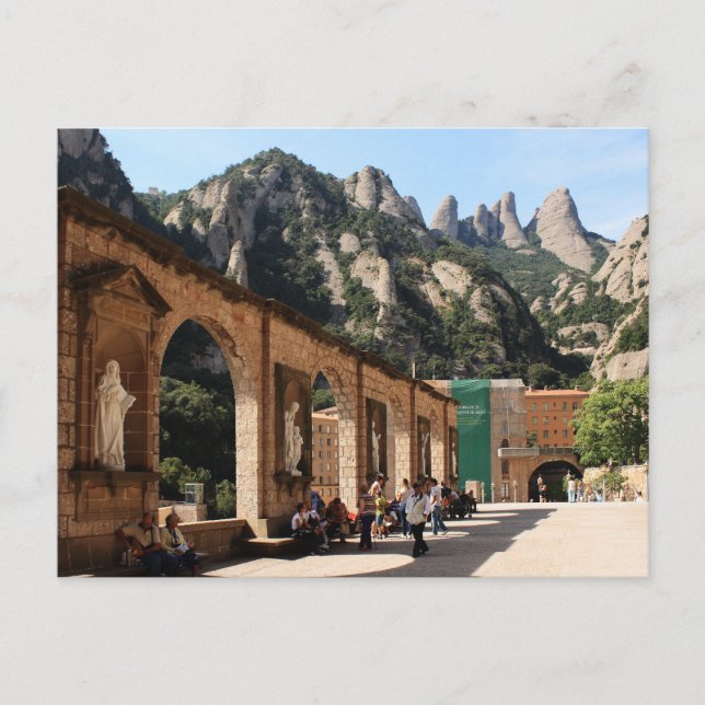 Carte Postale Monastère de Montserrat (Devant)