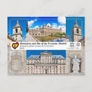 Carte Postale Monastère de San Lorenzo et bâtiments subsidiaires