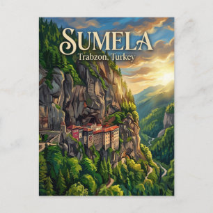 Carte Postale Monastère de Sumela, Maçka, mer Noire