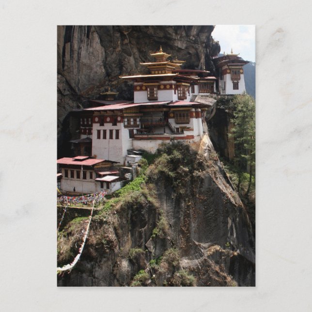 Carte Postale monastère de taktsang (Devant)