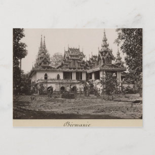 Carte Postale Monastère de Teik Kyaung, île de Ka Toe