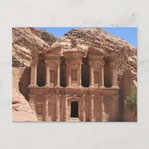 Carte Postale monastère devant Petra