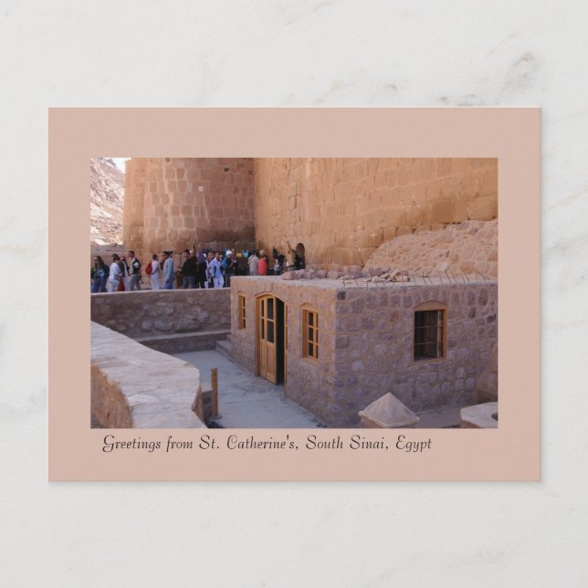 Carte Postale Monastère Sainte-Catherine, Sud Sinaï, Egypte (Devant)