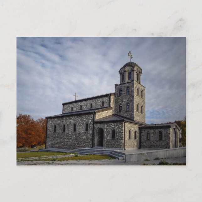 Carte Postale Monastère, St.Preobrazenie, Krushevo, Macédoine (Devant)