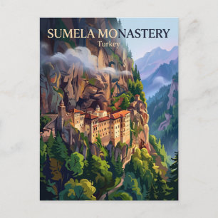 Carte Postale Monastère Sumela Turquie