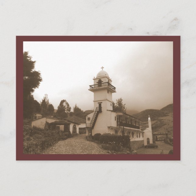 Carte Postale Monastère Venezuela Andes (Devant)