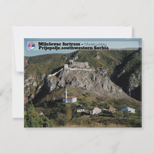 Carte Postale MONASTÈRES SERBES - Forteresse de Mileševac