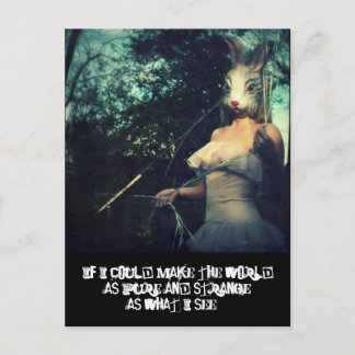 Carte Postale monde pur et étrange