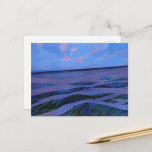 Carte Postale Mondrian - Paysage des dunes