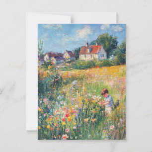 Carte postale Monet Art Vintage