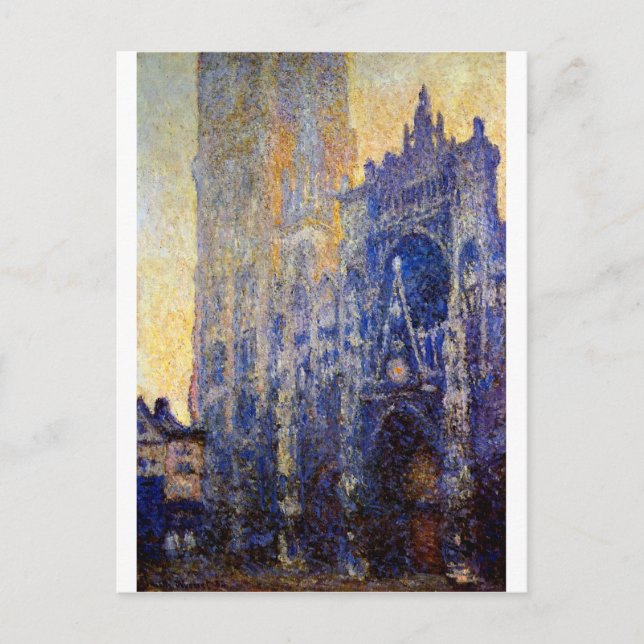 Carte Postale Monet - Cathédrale de Rouen, effet du matin (Devant)