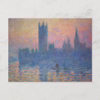 Monet - Chambres du Parlement au coucher du soleil