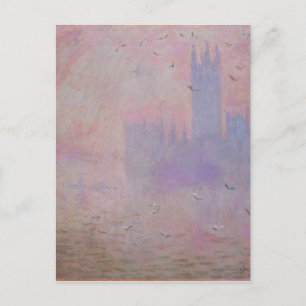Carte Postale Monet - Chambres du Parlement, mouettes