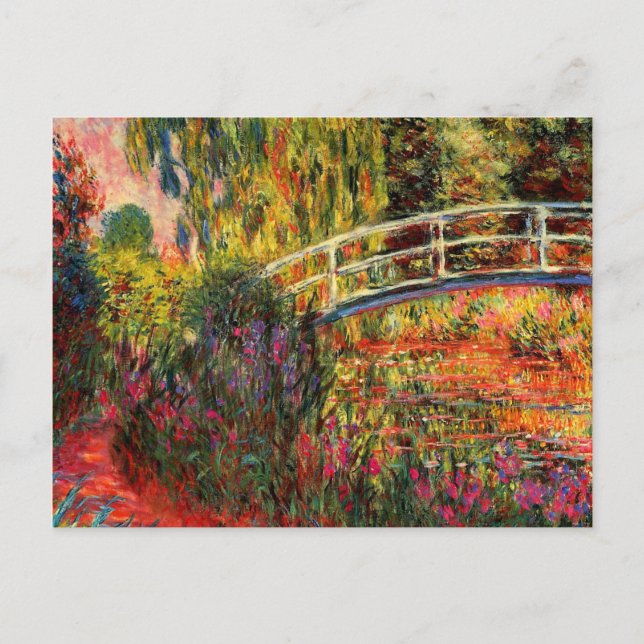 Carte Postale Monet - Etang Lily, Eaux Irises (Devant)