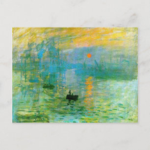 Carte postale Monet Impressionnisme Sunrise