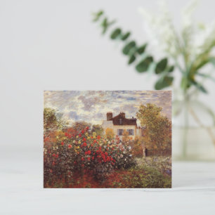 Carte Postale Monet - Jardin de Monet à Argenteuil Sun