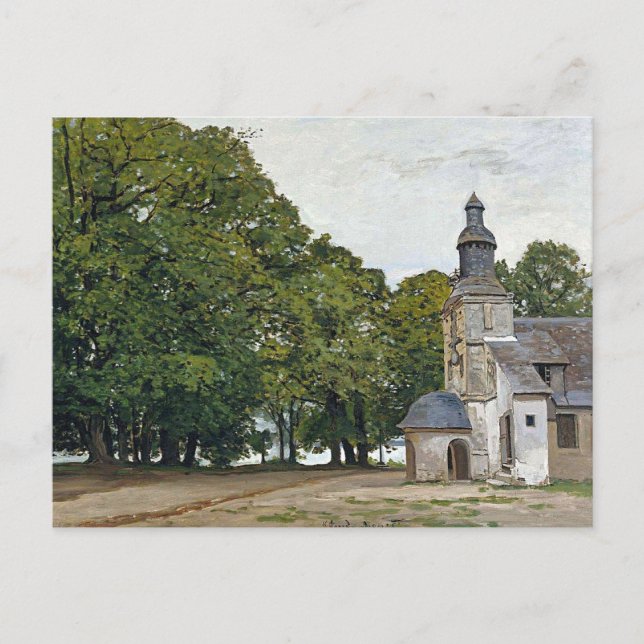 Carte Postale Monet - La Chapelle Notre Dame de Grace (Devant)