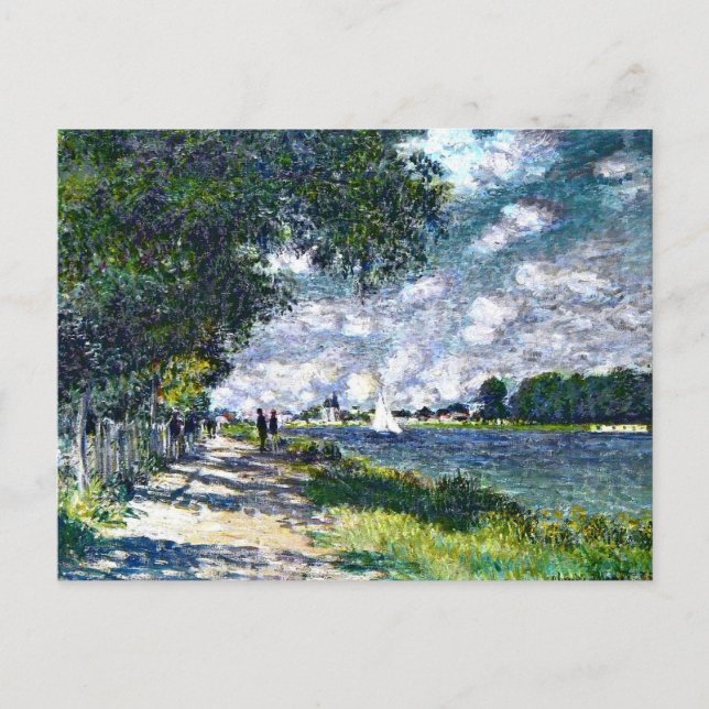 Carte Postale Monet - La Seine à Argenteuil (Devant)